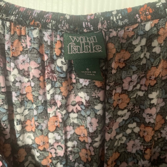 Floral puff sleeve mini dress - Picture 7 of 7